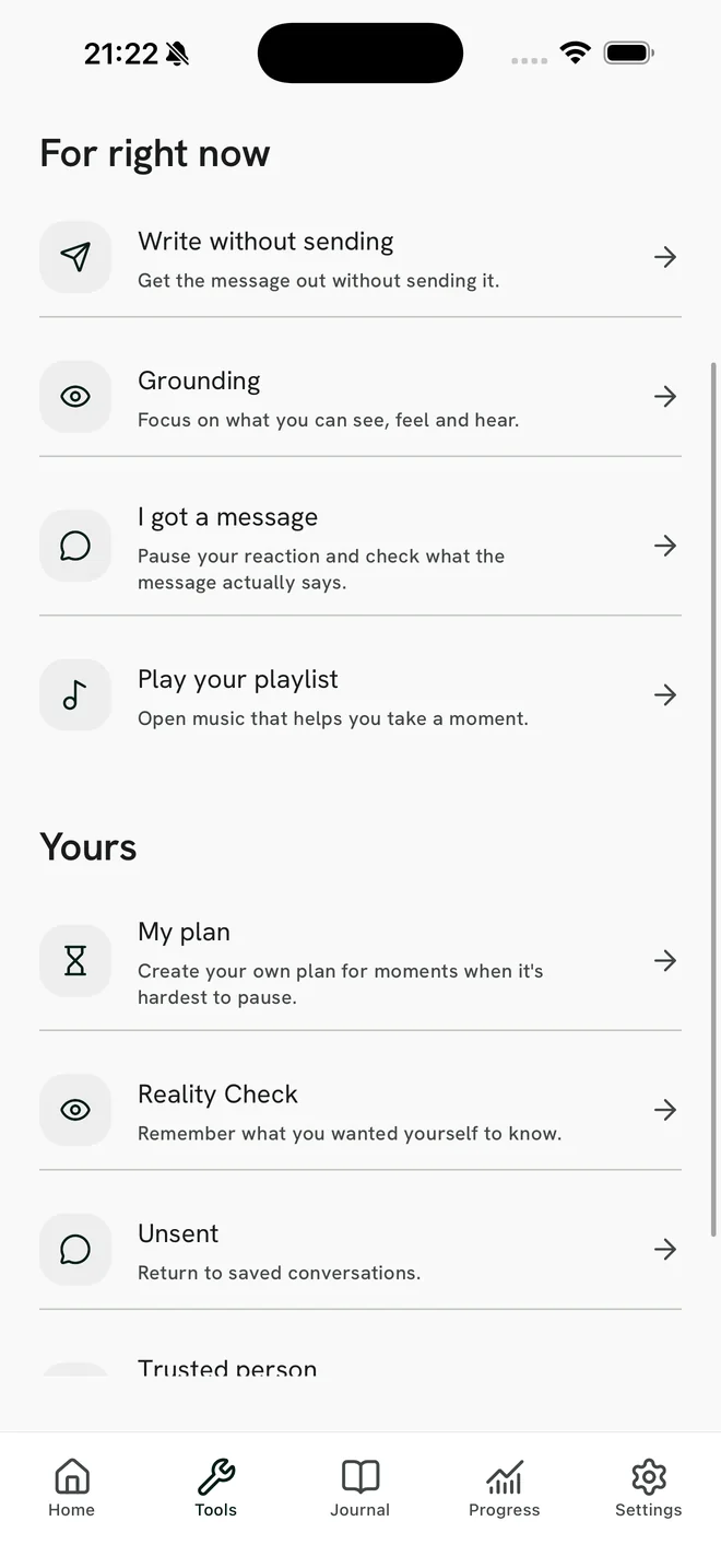 Tools — Don't Text Your Ex